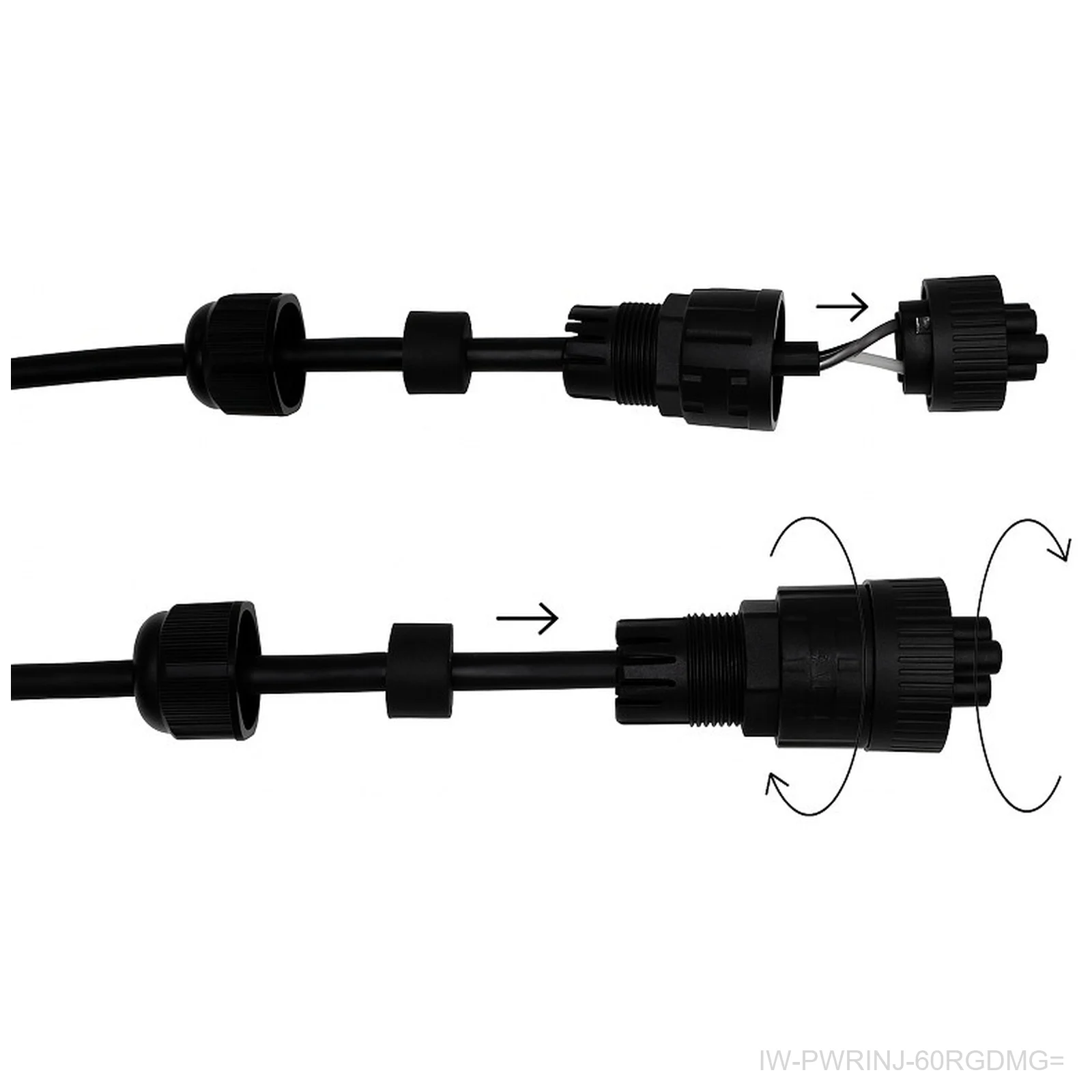 [IW-PWRINJ-60RGDMG=] Cisco IW-PWRINJ-60RGDMG=, Power Injector, 60W, Outdoor mGig