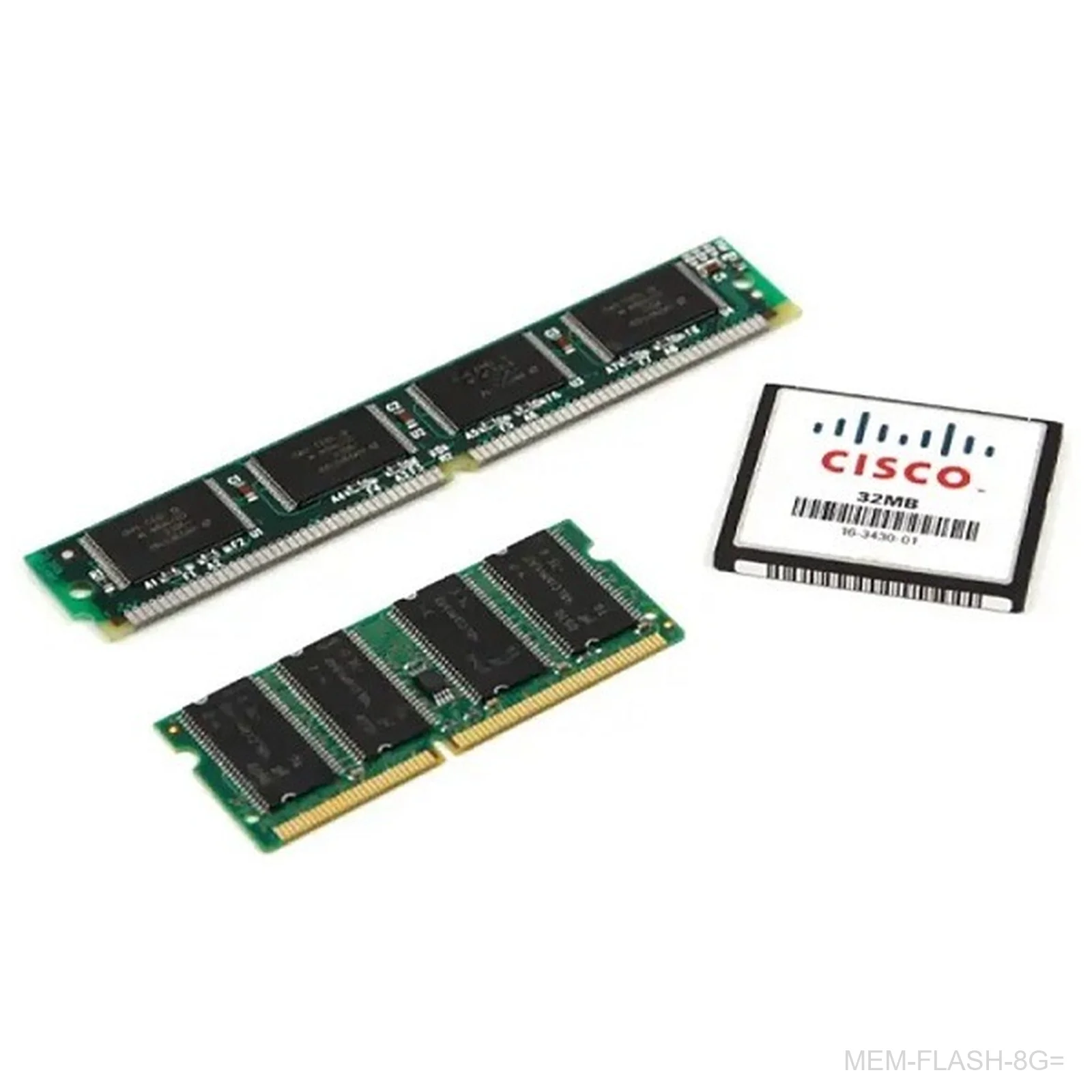 [MEM-FLASH-8G=] Cisco MEM-FLASH-8G=, 8GB Compact Flash Memory for Cisco ISR 4450, Spare