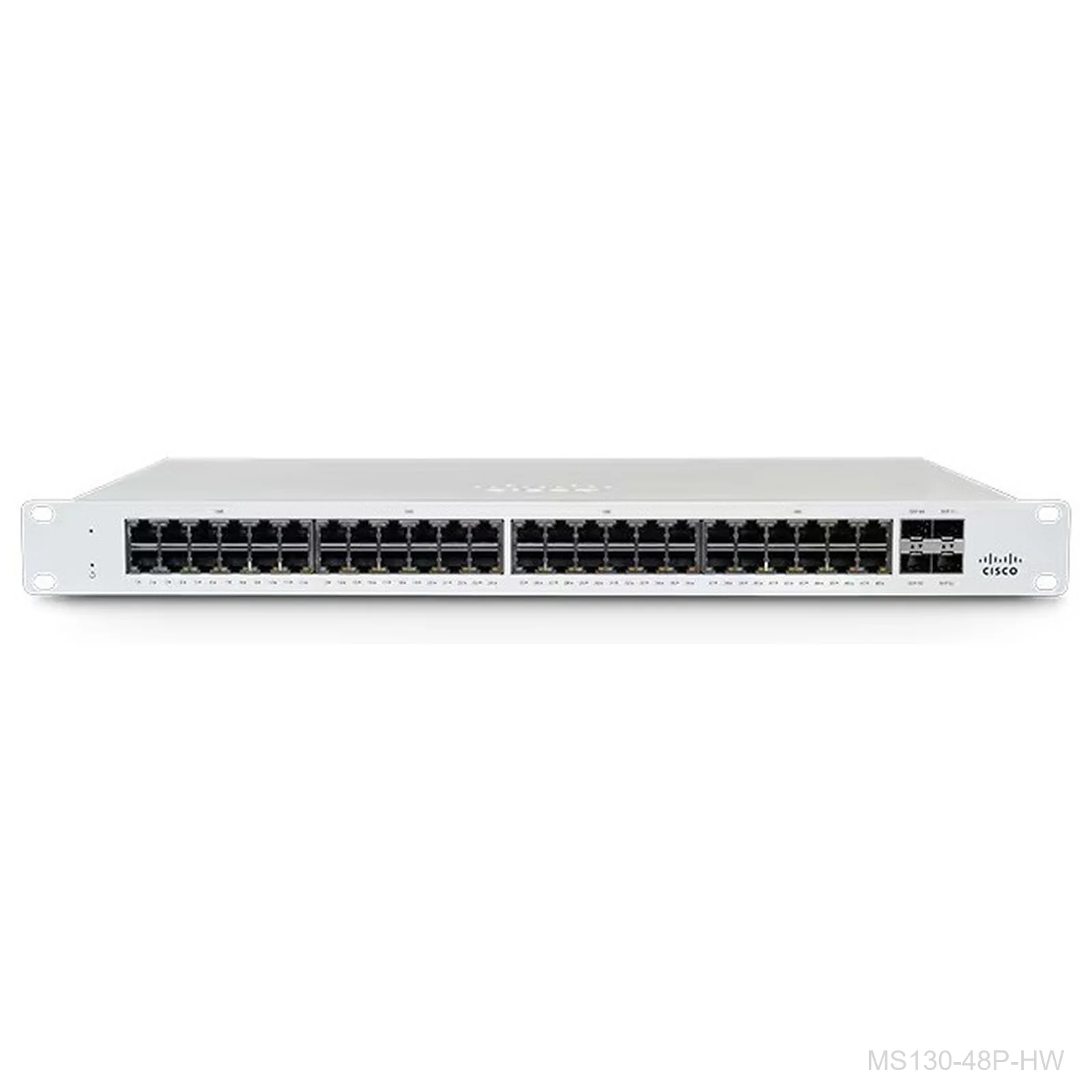 [MS130-48P-HW] Cisco Meraki MS130-48P-HW 48-Port Gigabit PoE Switch, SFP Uplinks