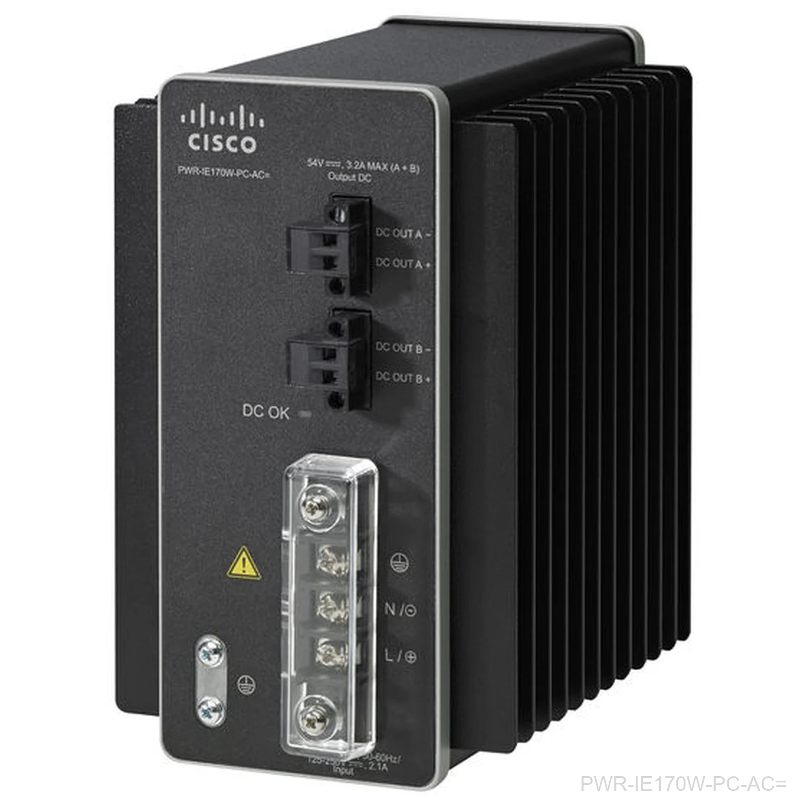 [PWR-IE170W-PC-AC=] Cisco PWR-IE170W-PC-AC=, IE Family 170W AC-to-DC Power Supply
