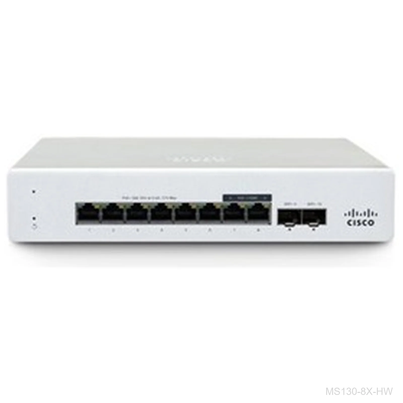 [MS130-8X-HW] Cisco Meraki MS130-8X-HW 8-Port Multigigabit PoE Switch, 10G Uplinks