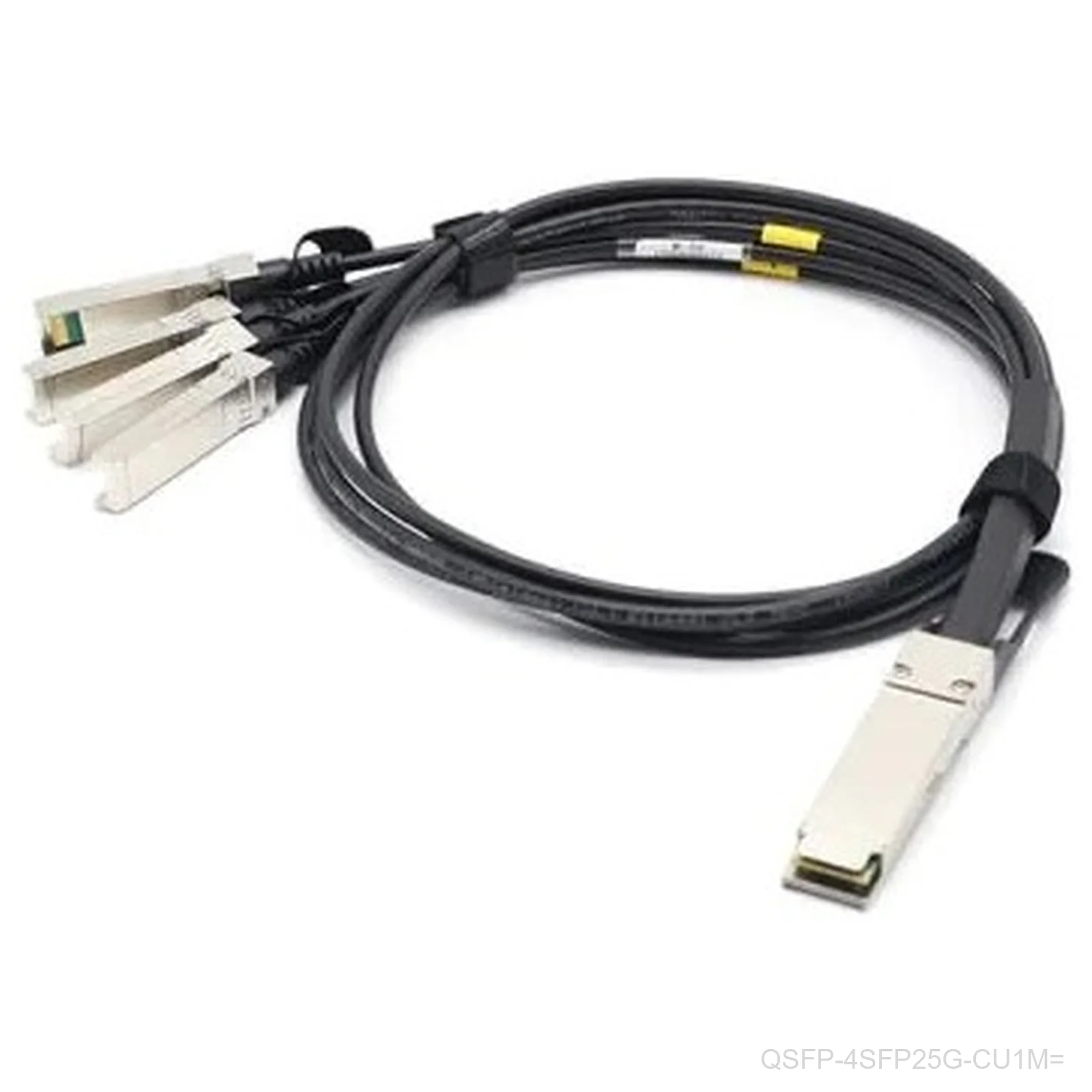 [QSFP-4SFP25G-CU1M=] Cisco QSFP-4SFP25G-CU1M=, 100GBASE QSFP to 4x SFP25G Passive, 1 m